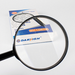 Лупа  75мм "Darvish" ручная оптическое увеличение-2х