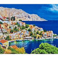 Алмазная живопись  30*40см  Однажды в Греции